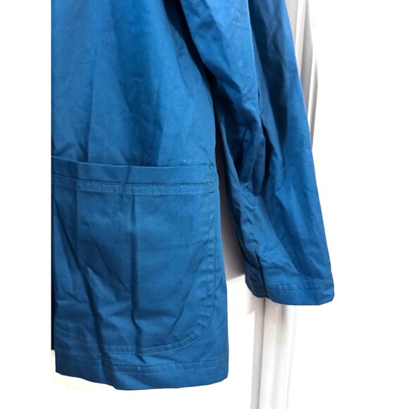 Bring It On Womens Teal Blue Button-Front Jacket 3X Cotton Blend Made In Mexico - Picture 6 of 10